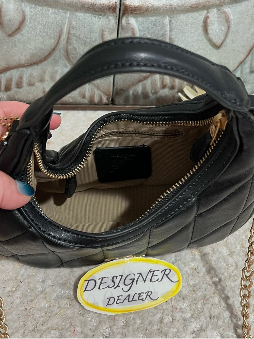 COACH Carmen Quilted Leather Mini Crossbody Bag CH370 EUC! - Picture 11 of 12